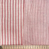 Yarn-Dyed Double Gauze STRIPES Skin / Paprika